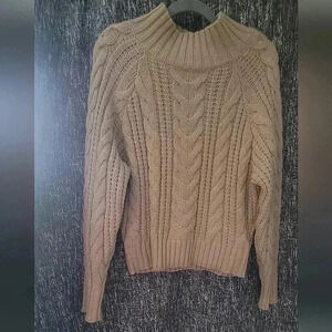 A New Day Cable knit sweaterNude colorSize small